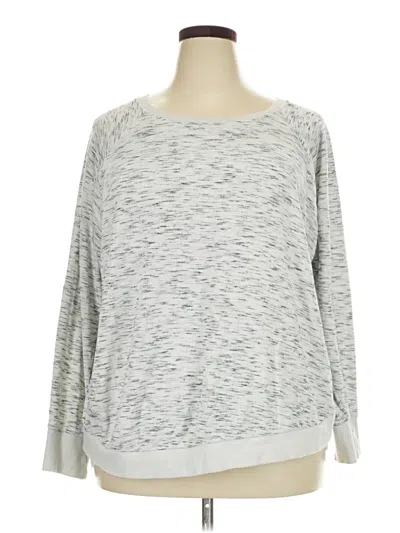 Pre-owned Threads 4 Thought Pullover Sweater In Silver