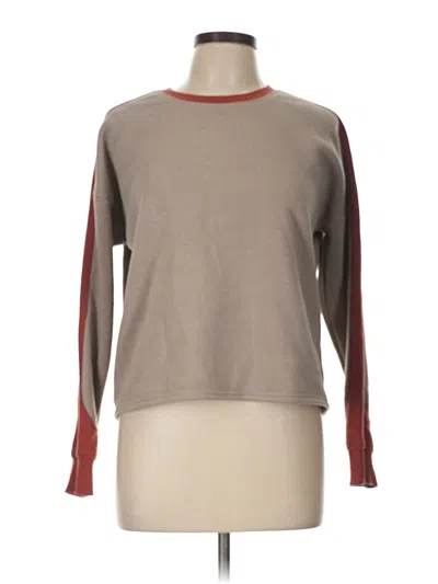 Pre-owned Threads 4 Thought Pullover Sweater In Tan