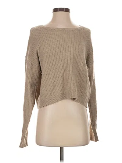 Pre-owned Threads 4 Thought Pullover Sweater In Tan
