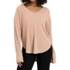Threads 4 Thought Rhayne Rib Long Sleeve T-shirt In Latte
