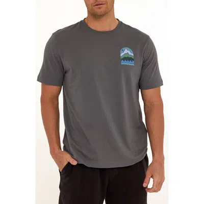 Threads 4 Thought Rise & Fall Cotton Blend Graphic T-shirt In Gray