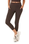 Threads 4 Thought Rita High Waist Pocket Leggings In Espresso