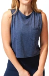 Threads 4 Thought Rochelle Lightweight Performance Top In Heather Chambray