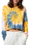 Threads 4 Thought Roe Tie Dye Hoodie In Blue Multi