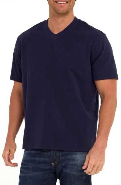 Threads 4 Thought Roger Relaxed Fit V-neck Cotton Jersey T-shirt In Purple