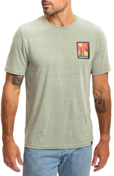 Threads 4 Thought Saguaro Triblend Graphic T-shirt In Cactus