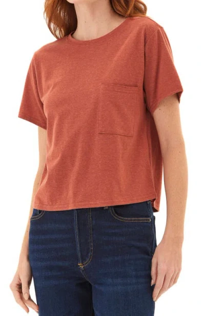 Threads 4 Thought Shelbie Pocket T-shirt In Auburn