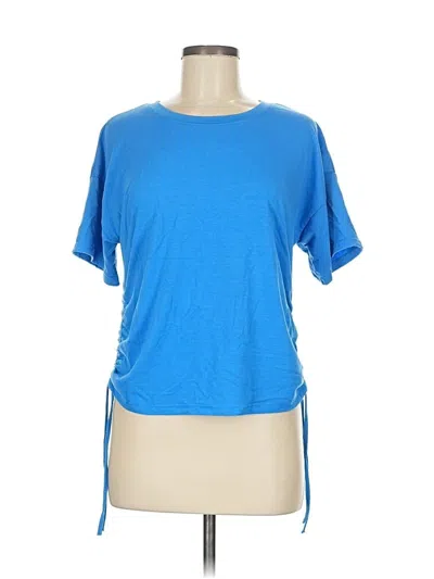 Pre-owned Threads 4 Thought Short Sleeve Top Blue Crew Neck Tops