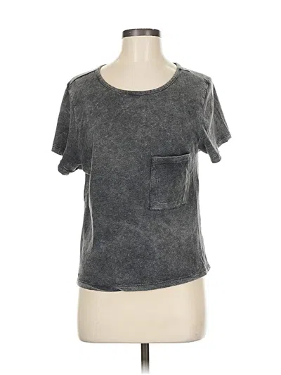 Pre-owned Threads 4 Thought Short Sleeve Top Gray Scoop Neck Tops