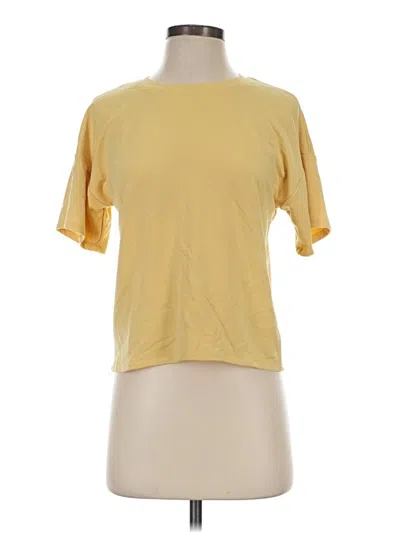 Pre-owned Threads 4 Thought Short Sleeve T-shirt In Yellow