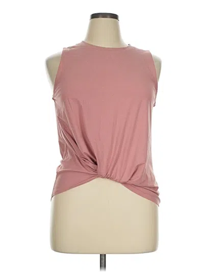 Pre-owned Threads 4 Thought Sleeveless Top Pink Halter Neckline Tops