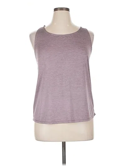 Pre-owned Threads 4 Thought Sleeveless Top Purple Halter Neckline Tops