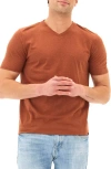 Threads 4 Thought Slim Fit V-neck T-shirt In Taro