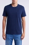 Threads 4 Thought Slub Jersey Organic Cotton T-shirt In Raw Denim