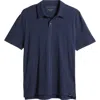 Threads 4 Thought Slub Jersey Polo In Raw Denim