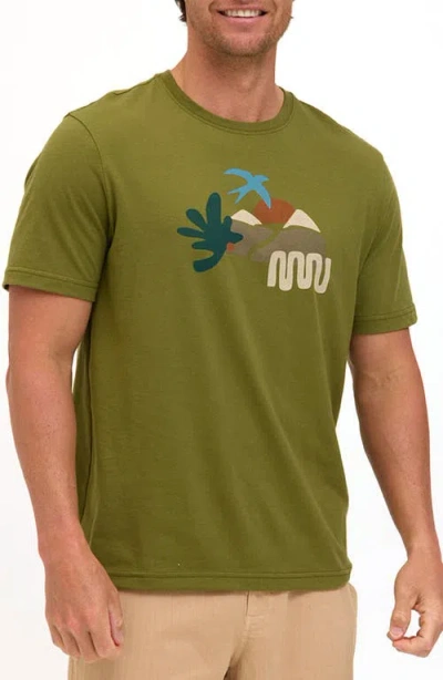 Threads 4 Thought Soaring Nature Graphic T-shirt In Green