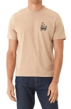 Threads 4 Thought Soft Wash Desert Skull Graphic T-shirt In Chai
