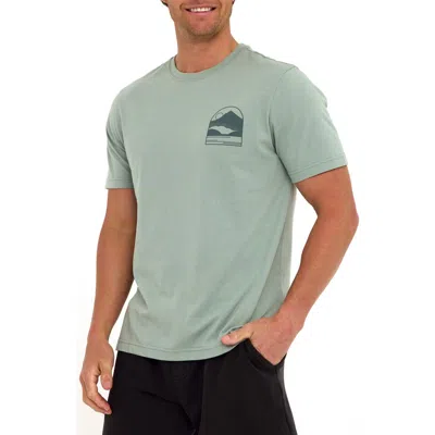 Threads 4 Thought Soft Wash Mountain Range Graphic T-shirt In Blue