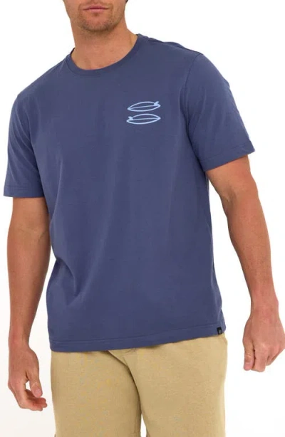 Threads 4 Thought Soft Wash Summer Surf Graphic T-shirt In Blue