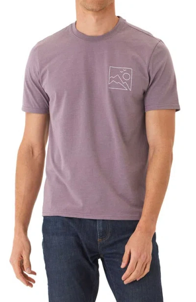 Threads 4 Thought Soft Wash Summit View Graphic T-shirt In Mauvedust