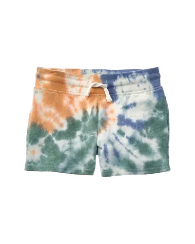 Threads 4 Thought Kids' Spiral Tie-dye Guille Short In Multi
