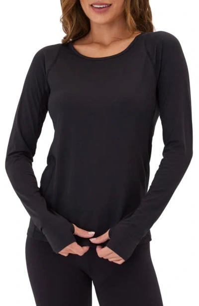 Threads 4 Thought Steffie Long Sleeve Baselayer T-shirt In Jet Black