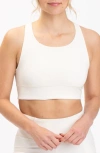 Threads 4 Thought Strappy Sports Bra In Ecru