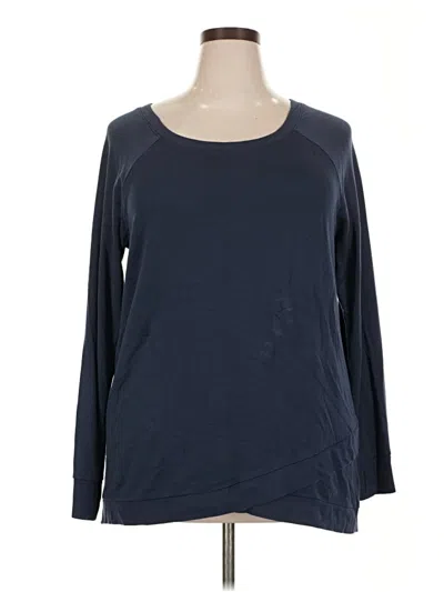 Pre-owned Threads 4 Thought Sweatshirt In Blue