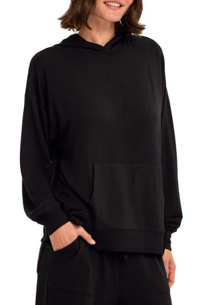 Threads 4 Thought Sylvie Terry Pullover Hoodie In Black