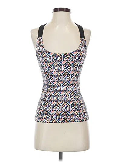 Pre-owned Threads 4 Thought Tank Top Blue Halter Neckline Tops