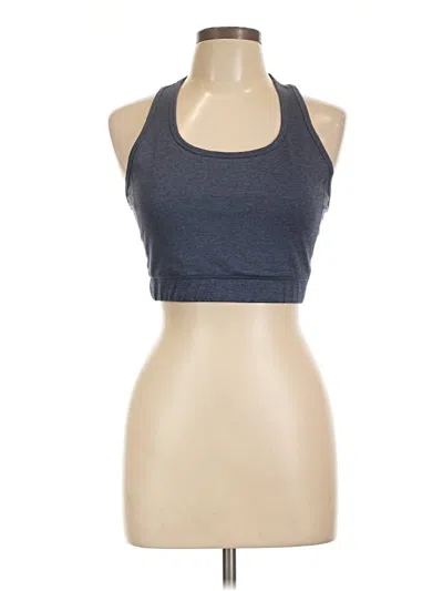 Pre-owned Threads 4 Thought Tank Top Blue Halter Neckline Tops