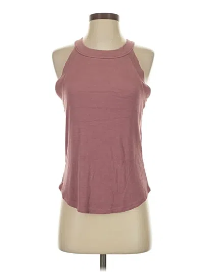 Pre-owned Threads 4 Thought Tank Top Pink Halter Neckline Tops