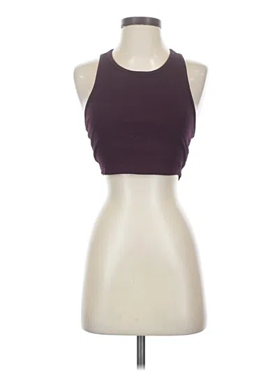 Pre-owned Threads 4 Thought Tank Top Purple Halter Neckline Tops