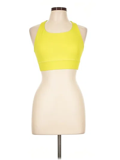 Pre-owned Threads 4 Thought Tank Top Yellow Halter Neckline Tops