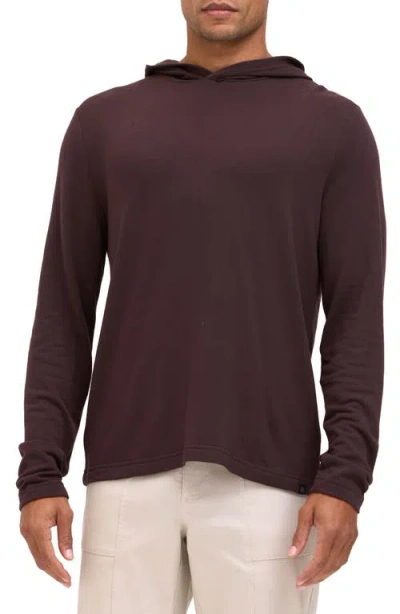 Threads 4 Thought Threads For Thought Dex Featherweight Pullover Hoodie In Brown