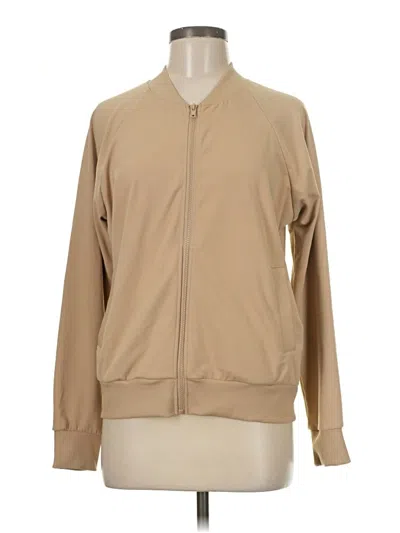 Pre-owned Threads 4 Thought Track Jacket In Brown