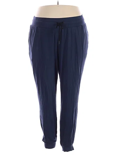 Pre-owned Threads 4 Thought Track Pants In Blue