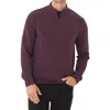 Threads 4 Thought Trevor Peached Half Zip Pullover In Purple