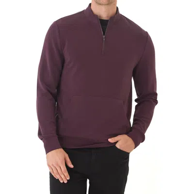 Threads 4 Thought Trevor Peached Half Zip Pullover In Purple