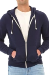 Threads 4 Thought Trim Fit Heathered Fleece Zip Hoodie In Stargazer