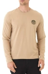 Threads 4 Thought Triple Tree Soft Wash Cotton Blend Graphic Long Sleeve T-shirt In Brown