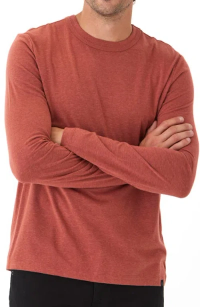 Threads 4 Thought Tucker Long Sleeve T-shirt In Auburn