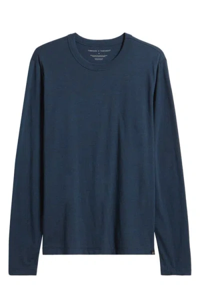 Threads 4 Thought Tucker Long Sleeve T-shirt In Midnight