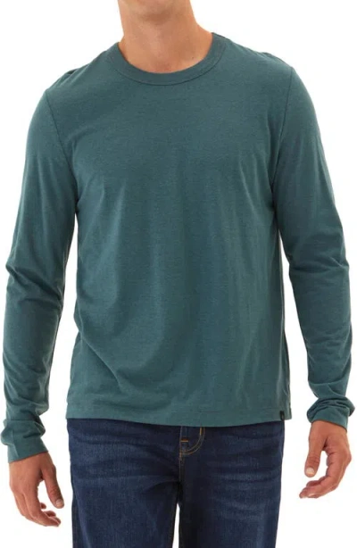 Threads 4 Thought Tucker Long Sleeve T-shirt In Peacock