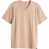Threads 4 Thought V-neck Organic Cotton T-shirt In Gold