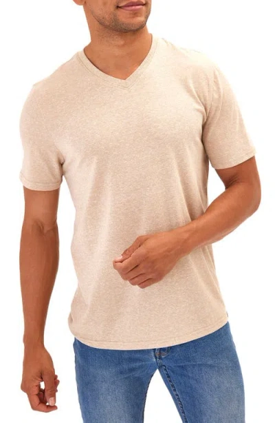 Threads 4 Thought V-neck Slub T-shirt In Chai