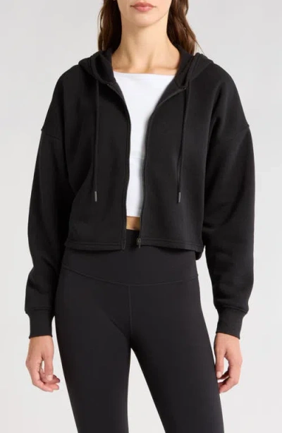 Threads 4 Thought Venetia Crop Hoodie In Black