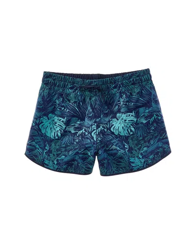 Threads 4 Thought Kids' Wanda Reversible Printed Swim Trunk In Blue
