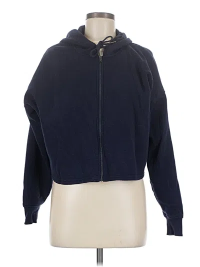 Pre-owned Threads 4 Thought Zip Up Hoodie In Blue