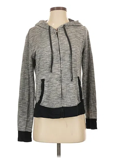 Pre-owned Threads 4 Thought Zip Up Hoodie In Gray